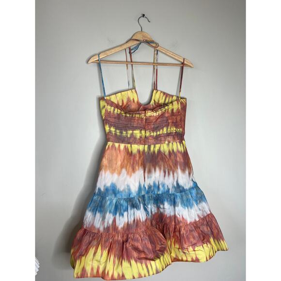 NWT Alexis Naim Dyed Halter-Neckline Open Back Minidress Desert Indigo Size: XS - Picture 9 of 10